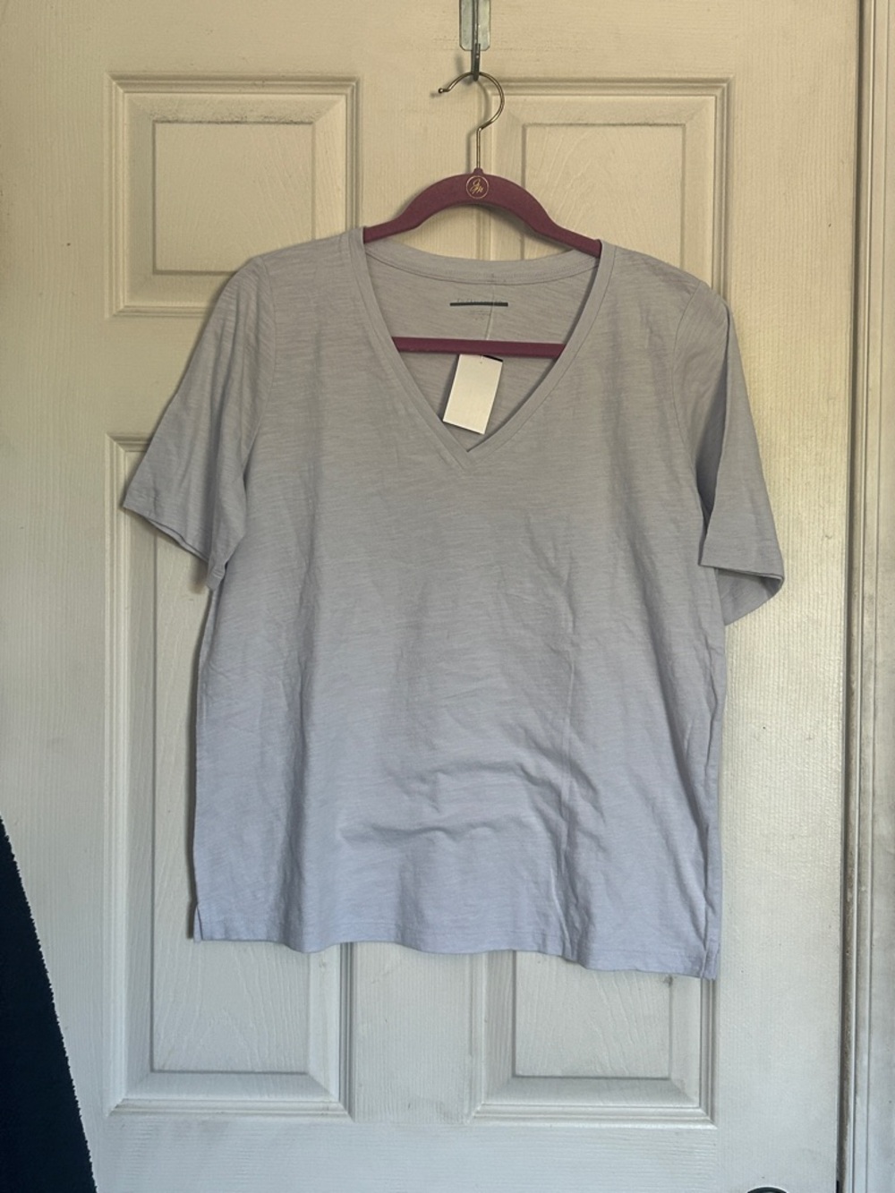 Eileen Fisher organic cotton v neck short sleeve T-shirt size XS